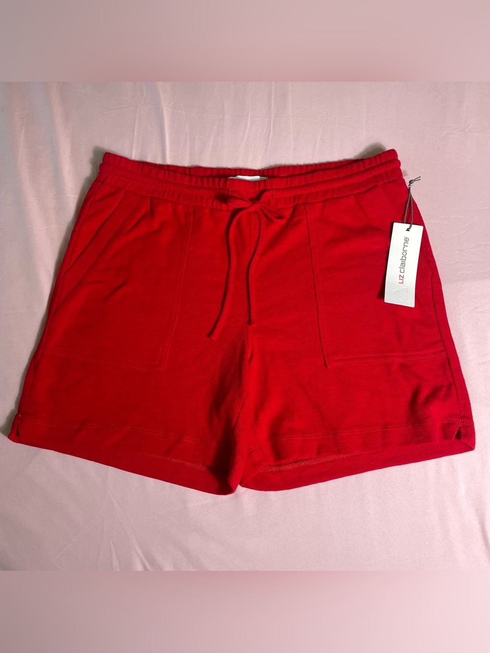 Liz Claiborne Cabaret Red Knit Shorts